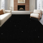 Dark Night Scattered Stars Rug