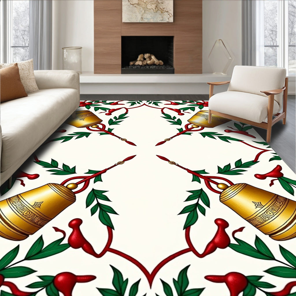 Golden Bell Laurel Arrangement Rug