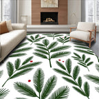 Foliage with Red Berry Accent Rug