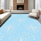 Winter Sky Snowflake Medallion Rug