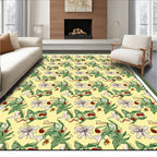 Spring Garden Floral Cherry Rug