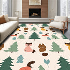 Forest Friends Woodland Creatures Rug