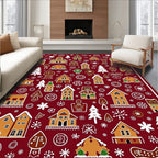 Gingerbread Village Folkytale Houses Rug