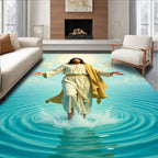 Divine Figure Water Walk Halo Rug