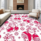Crimson Children Flora Scatter Rug
