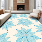 Sky Blue Petal bloom Rug
