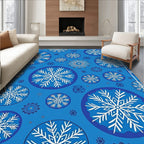 Cerulean Snowflake Gala Rug