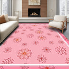 Pink Floral Fantasy Rug