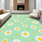 Sweet Daisy Meadow Floral Rug
