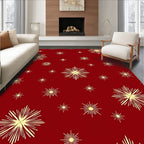 Crimson Starburst Radiance Accents Rug