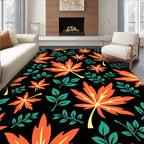 Autumn Maple Leaf Garden Rug