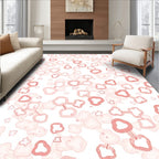 Coral Cluster Constellation Abstract Rug