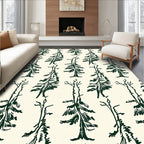 Emerald Forest Tree Line Rug