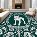 Emerald Forest Dog Medallion Rug