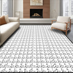 Monochromatic Geometric Lattice Raster Rug
